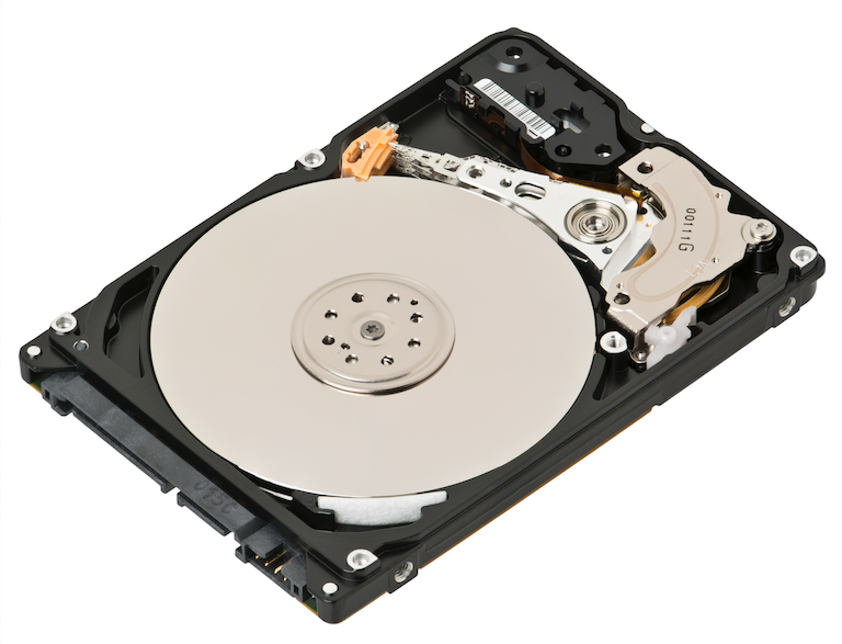 Hard Disk Drive Opened